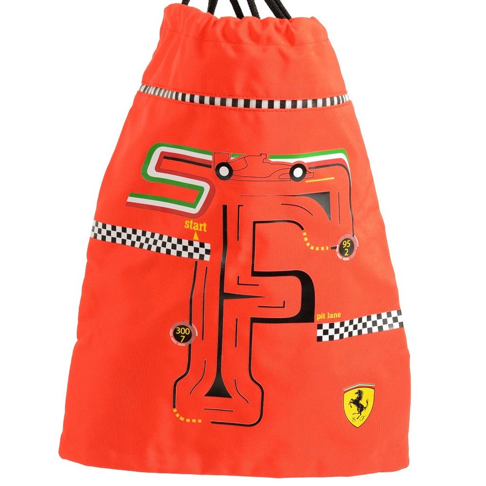 Scuderia Ferrari Kid "F Racing Track" Drawstring Bag